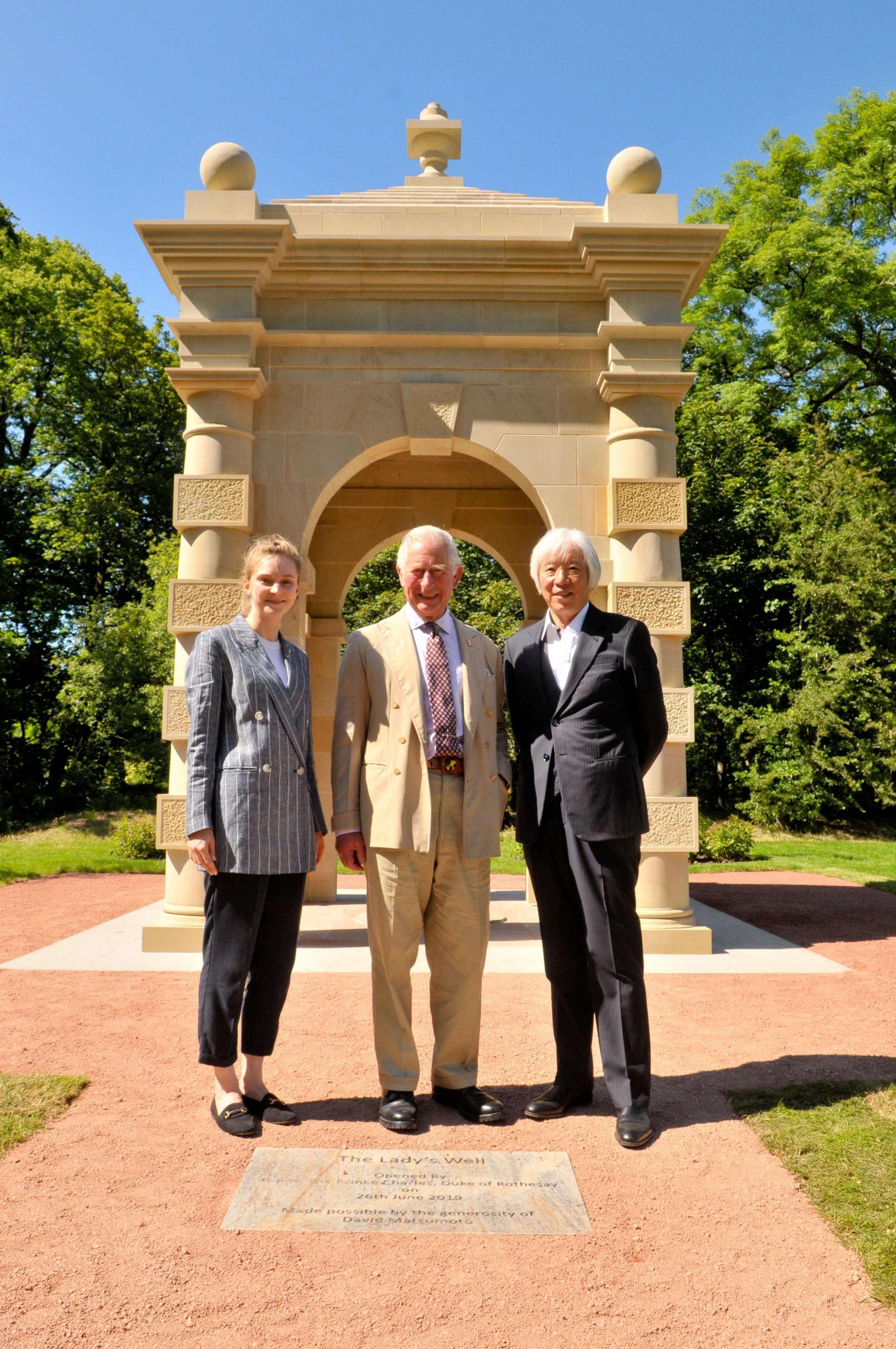 Hrh Prince Charles Visits Dumfries House To Unveil Historic Wwii Well Cumnock Chronicle